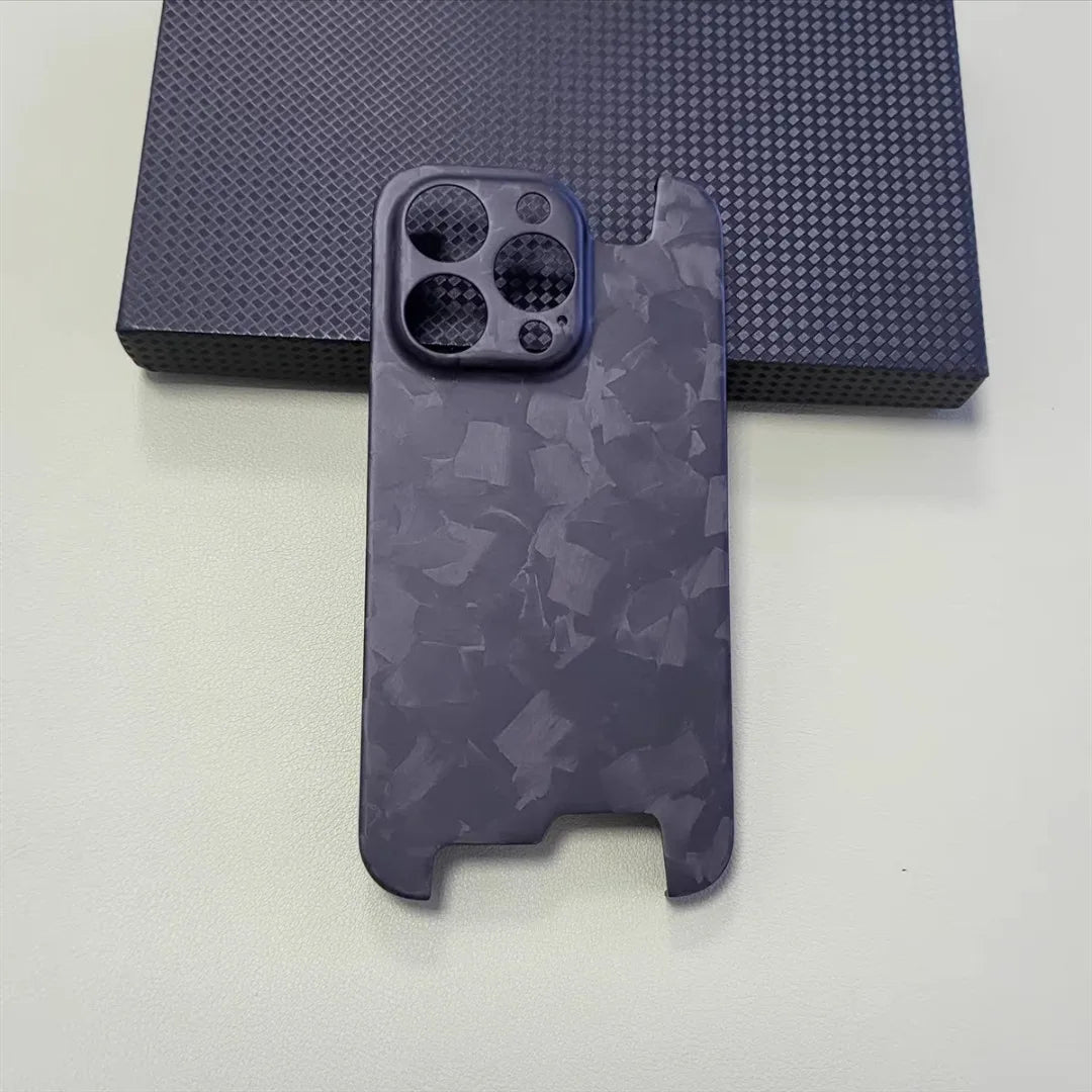 Ultra Thin Forged Carbon Fiber Cover For iPhone