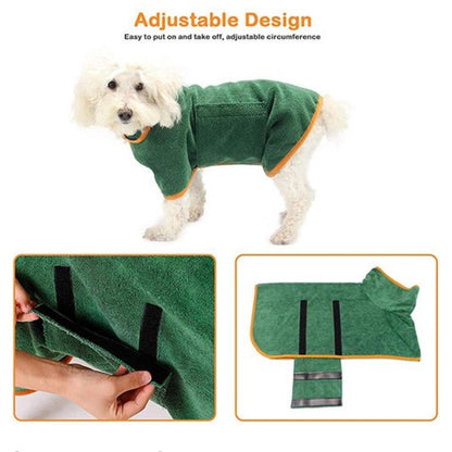The Ultimate Cozy & Quick-Dry Doggy Bathrobe!