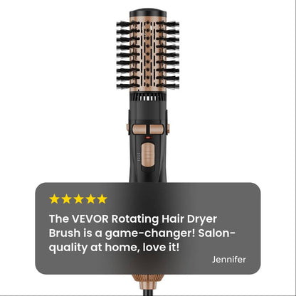 VEVOR Rotating Hair Dryer Brush – Salon-Quality Styling Made Easy
